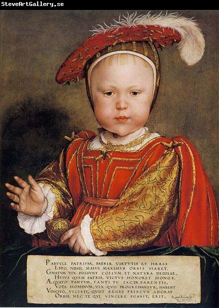 Hans holbein the younger Portrait of Edward VI as a Child